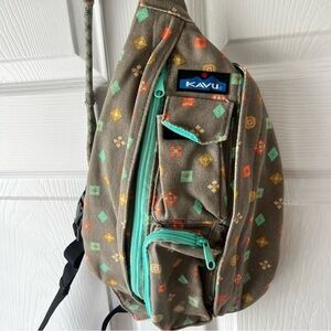 Kavu Blossom Rope Bag Flowers Floral Backpack Sling